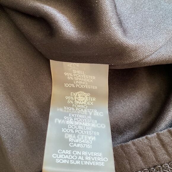 NWT Calvin Klein Women's 1X Sequin Strappy Camisole Top Black Liner Dress - Picture 7 of 8